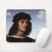 Tapis De Souris Portrait d'Agnolo Doni par Raphael Sanzio (Avec souris)
