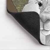 Tapis De Souris Portrait d'alpaca 2 (Coin)