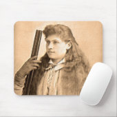 Tapis De Souris Portrait d'Annie Oakley (Avec souris)