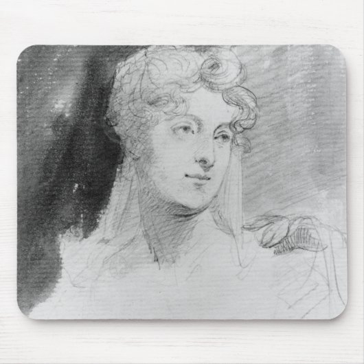 Tapis De Souris Portrait d'Augusta Leigh (Devant)