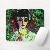 Tapis De Souris Portrait de Beauté Gothique (Avec souris)