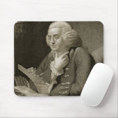 Tapis De Souris Portrait de Benjamin Franklin, gravé par Thomas (Avec souris)