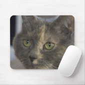 Tapis De Souris Portrait de chat Mousepad (Avec souris)