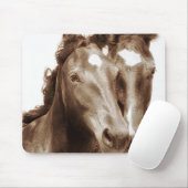 Tapis De Souris Portrait de cheval III (Avec souris)