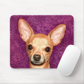 Tapis De Souris Portrait de chiwawa (Avec souris)