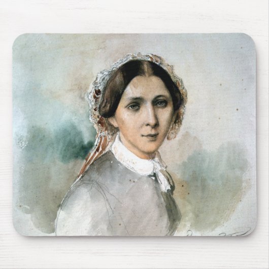 Tapis De Souris Portrait de Clara Schumann 1853 (Devant)
