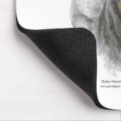 Tapis De Souris Portrait de deux Dobermans (Coin)