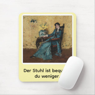 Tapis De Souris Portrait de Dora Wheeler avec un sort affreux