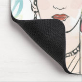 Tapis De Souris Portrait de Frida Kahlo (Coin)