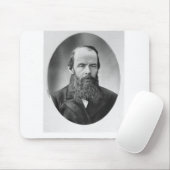 Tapis De Souris Portrait de Fyodor Mikhailovich Dostoyevsky (Avec souris)