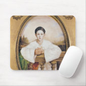 Tapis De Souris Portrait de Gaspard Deburau comme Pierrot, c.1815 (Avec souris)