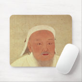 Tapis De Souris Portrait de Genghis Khan, mongole Khan (Avec souris)