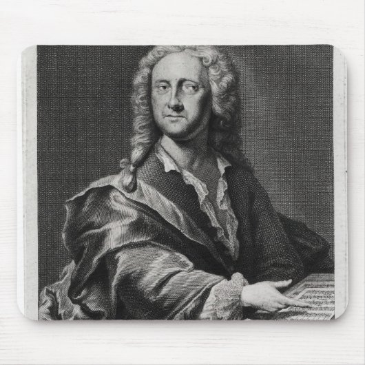 Tapis De Souris Portrait de Georg Philipp Telemann (Devant)