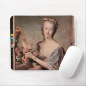 Tapis De Souris Portrait de la comtesse du Barry comme Flora (Avec souris)