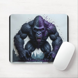 Tapis De Souris Portrait de la dualité de Gorilla