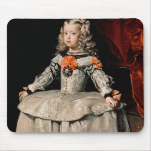 Tapis De Souris Portrait de la margarita d'Infanta âgée cinq