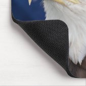 Tapis De Souris Portrait de l'aigle chauve avec étoiles (Coin)