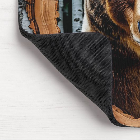 Tapis De Souris Portrait de l'ours (Coin)