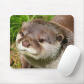 Tapis De Souris Portrait de loutre ....... (Avec souris)