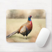 Tapis De Souris Portrait De Phéasé En Pré D'Or (Avec souris)