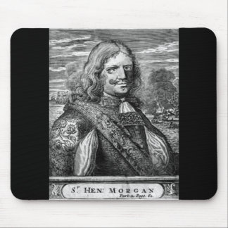 Tapis De Souris Portrait de pirate de Henry Morgan