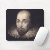 Tapis De Souris "Portrait de Shakespeare" mousepad (Avec souris)