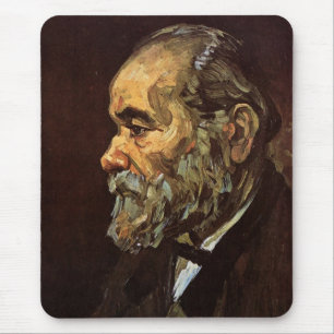 Tapis De Souris Portrait de vieil homme avec barbe par Vincent van