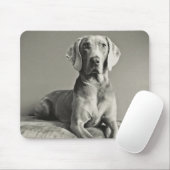 Tapis De Souris Portrait de Weimaraner (Avec souris)