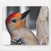 Tapis De Souris Portrait de Woodpecker (Devant)