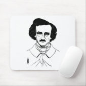 Tapis De Souris Portrait d'Edgar Allan Poe (Avec souris)