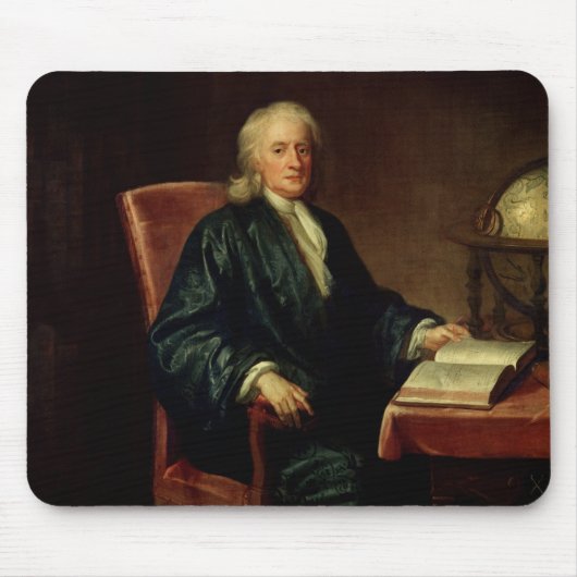 Tapis De Souris Portrait d'Isaac Newton, c.1726 (Devant)