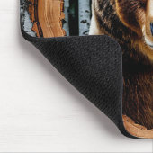 Tapis De Souris Portrait d'ours frappant (Coin)