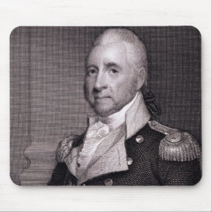 Tapis De Souris Portrait du Général principal John Brooks, grav