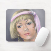 Tapis De Souris Portrait du vaporetteur Mousepad (Avec souris)