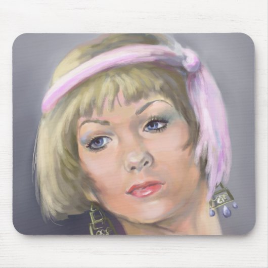 Tapis De Souris Portrait du vaporetteur Mousepad (Devant)