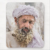 Tapis De Souris Portrait d'un Afghan âgé (Devant)