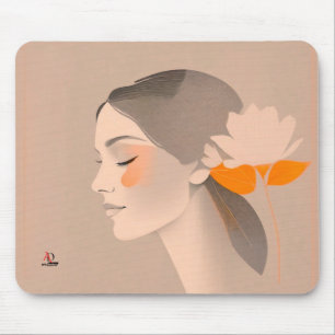 Tapis De Souris Portrait d'un crayon en couleur