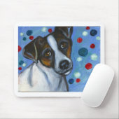 Tapis De Souris Portrait d'un Jack Russell (Avec souris)