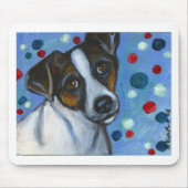 Tapis De Souris Portrait d'un Jack Russell (Devant)