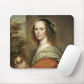 Tapis De Souris Portrait d'une femme 2 (Avec souris)