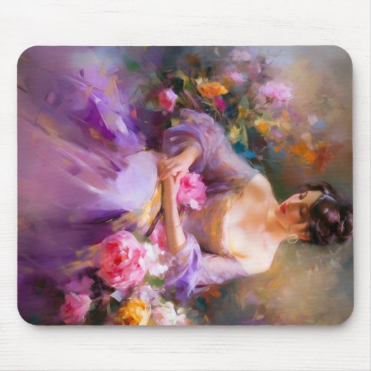 Tapis De Souris Portrait élégant (Devant)