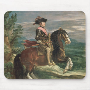 Tapis De Souris Portrait équestre de Philippe IV c.1636