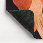 Tapis De Souris Portrait Flamant rose (Coin)