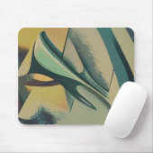 Tapis De Souris portrait homme Abstrait (Avec souris)