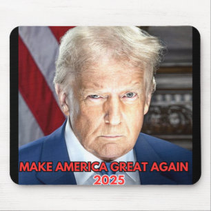 Tapis De Souris Portrait Inaugural Du Président Dona 2025