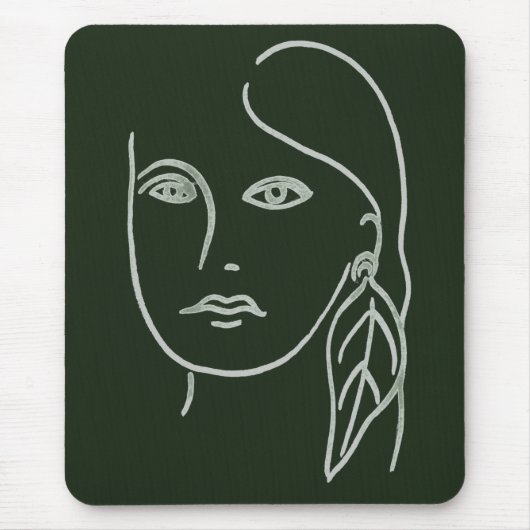 Tapis De Souris Portrait malachite (Devant)