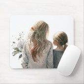 Tapis De Souris Portrait Mère Et Fille (Avec souris)