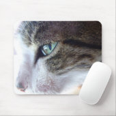 Tapis De Souris Portrait Mousepad de chat (Avec souris)