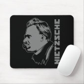 Tapis De Souris Portrait Mousepad de Frederich Nietzsche (Avec souris)