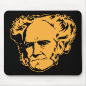 Tapis De Souris Portrait Mousepad de Schopenhauer (Devant)